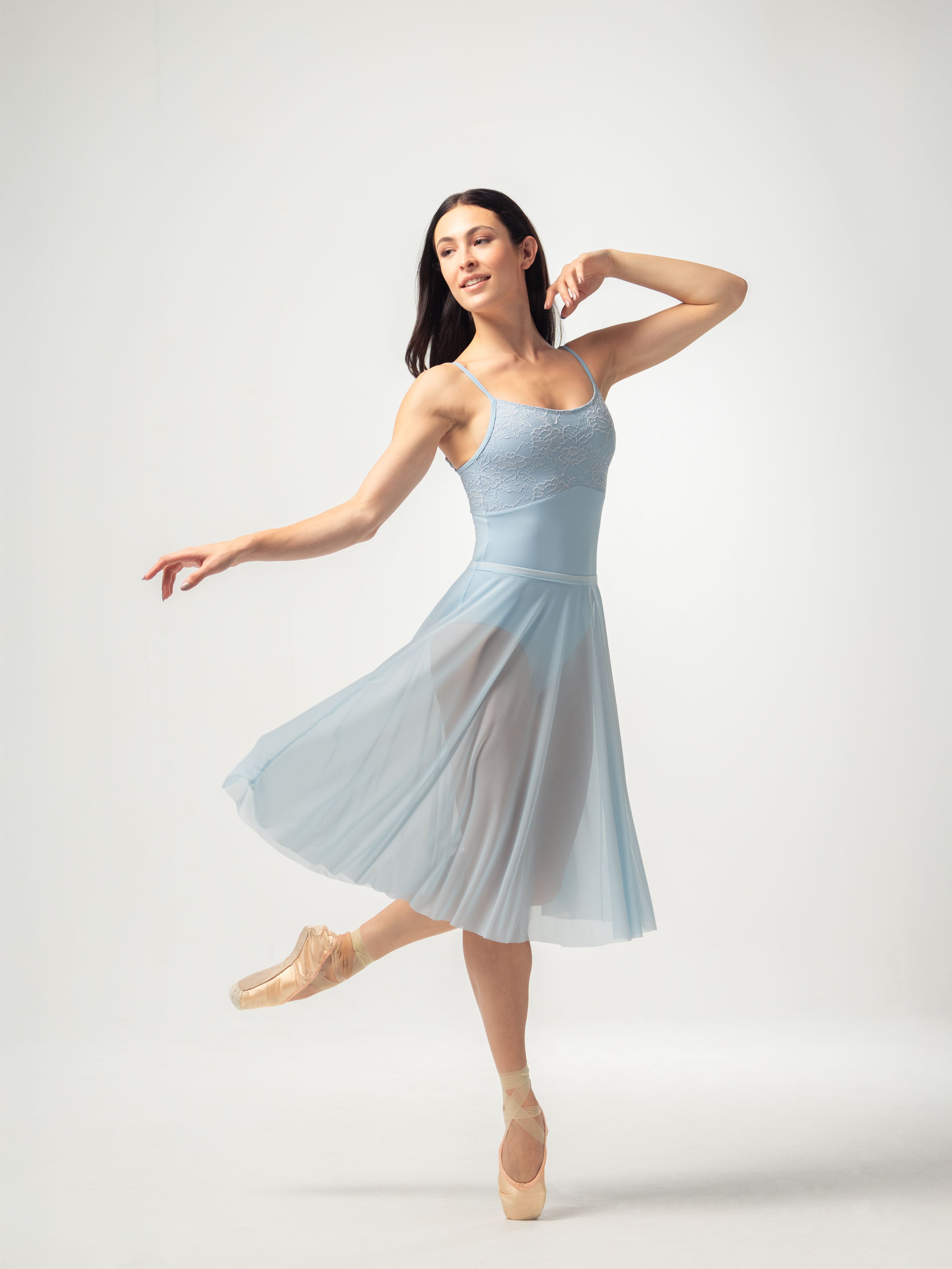 Soft and Flowy Mesh Ballet Skirt for Comfortable Dancing – Mara Dancewear