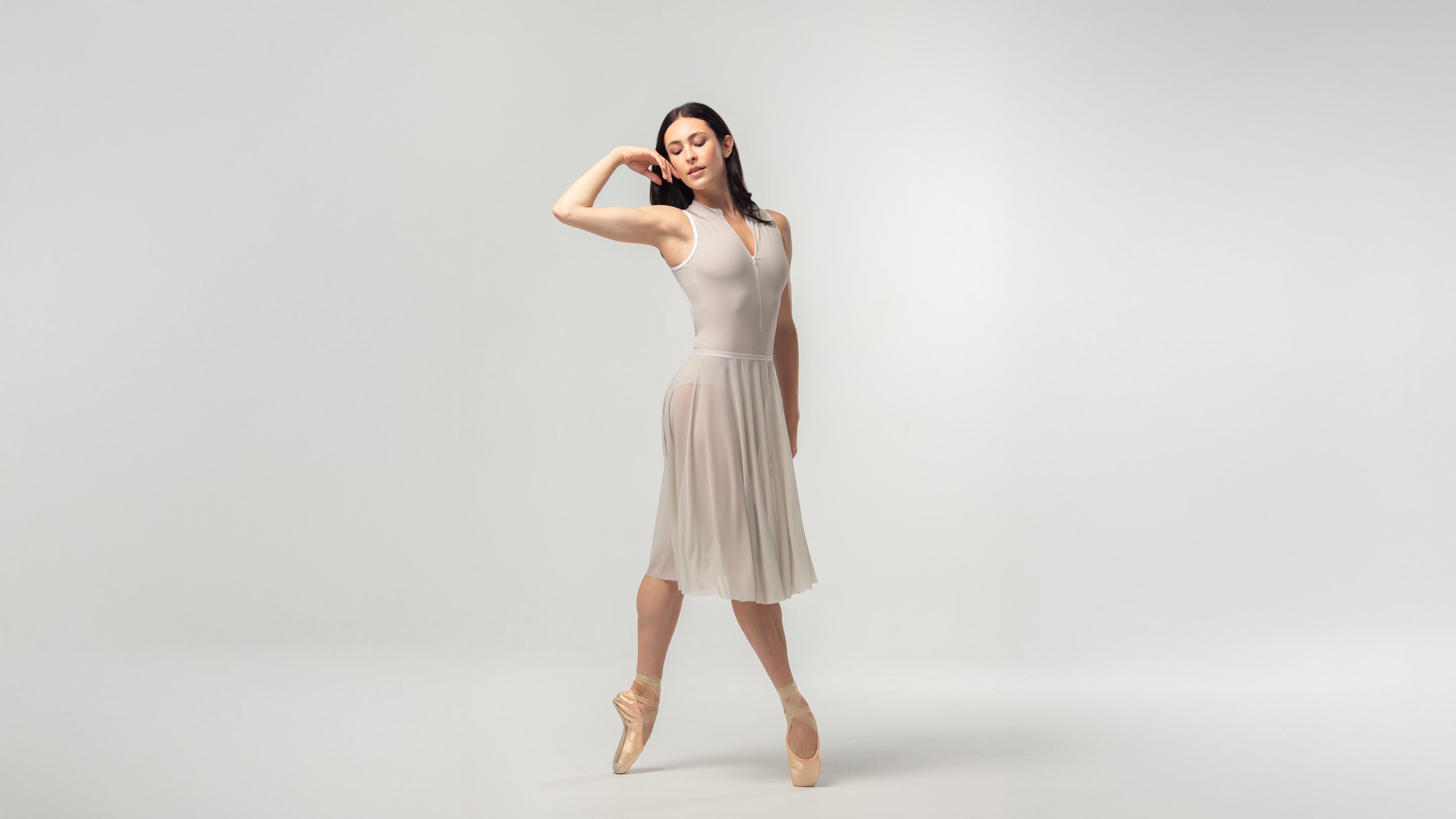 ballet dress long skirt Women's Ballet Dance Long Dress Slim Fit Elegant Puffy Skirt Comfort Fashion SZ