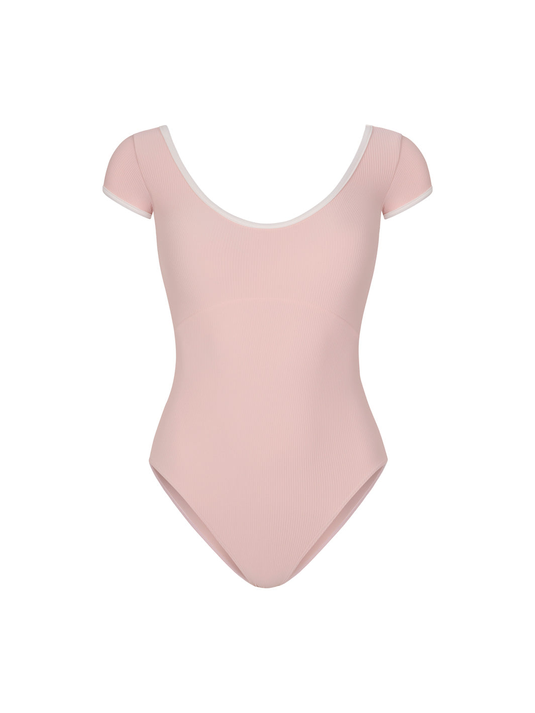 Alma Short Sleeve Ballet Pink Leotard