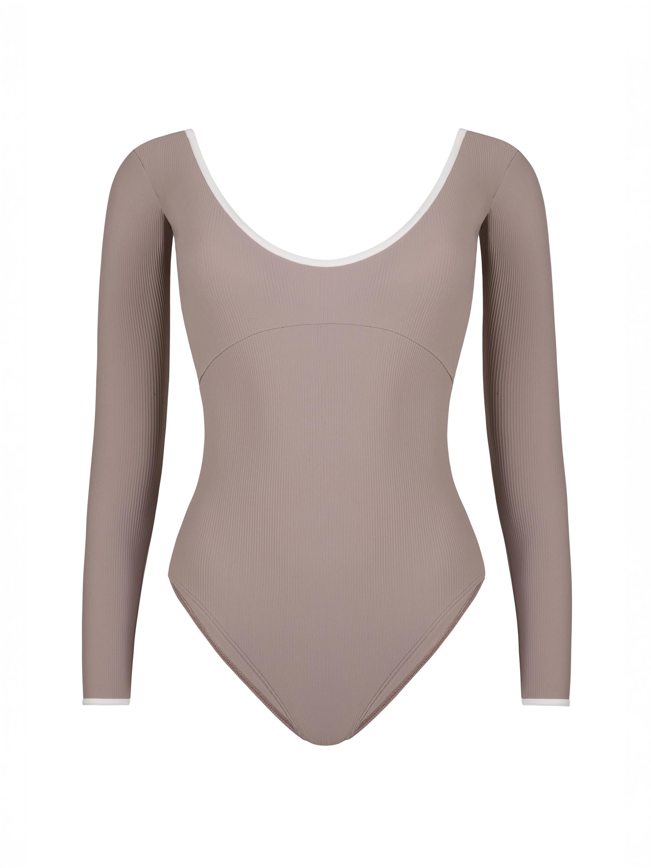 Alma Soft Brown Leotard