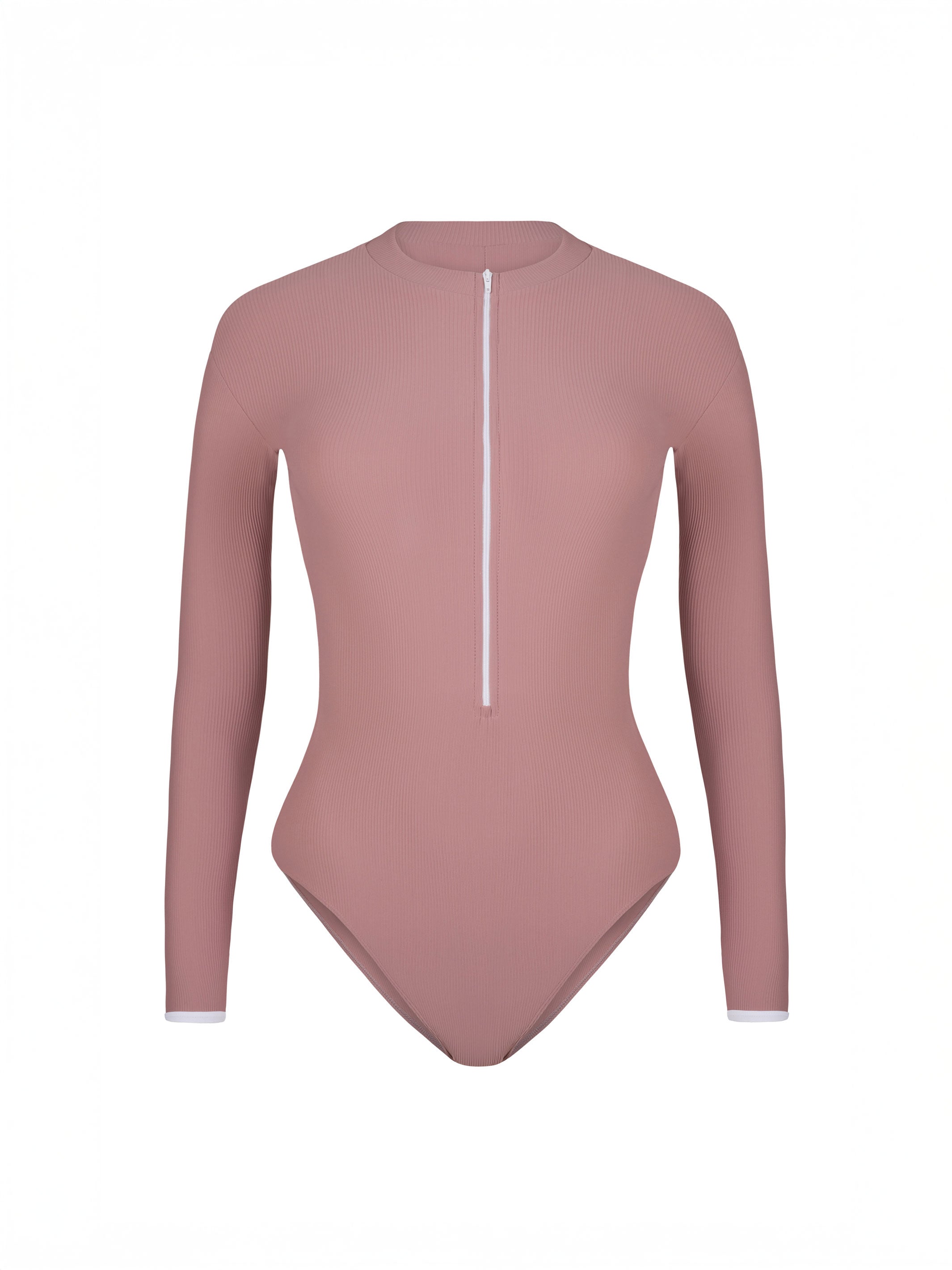 Aura Long Sleeve Dusty Rose Leotard