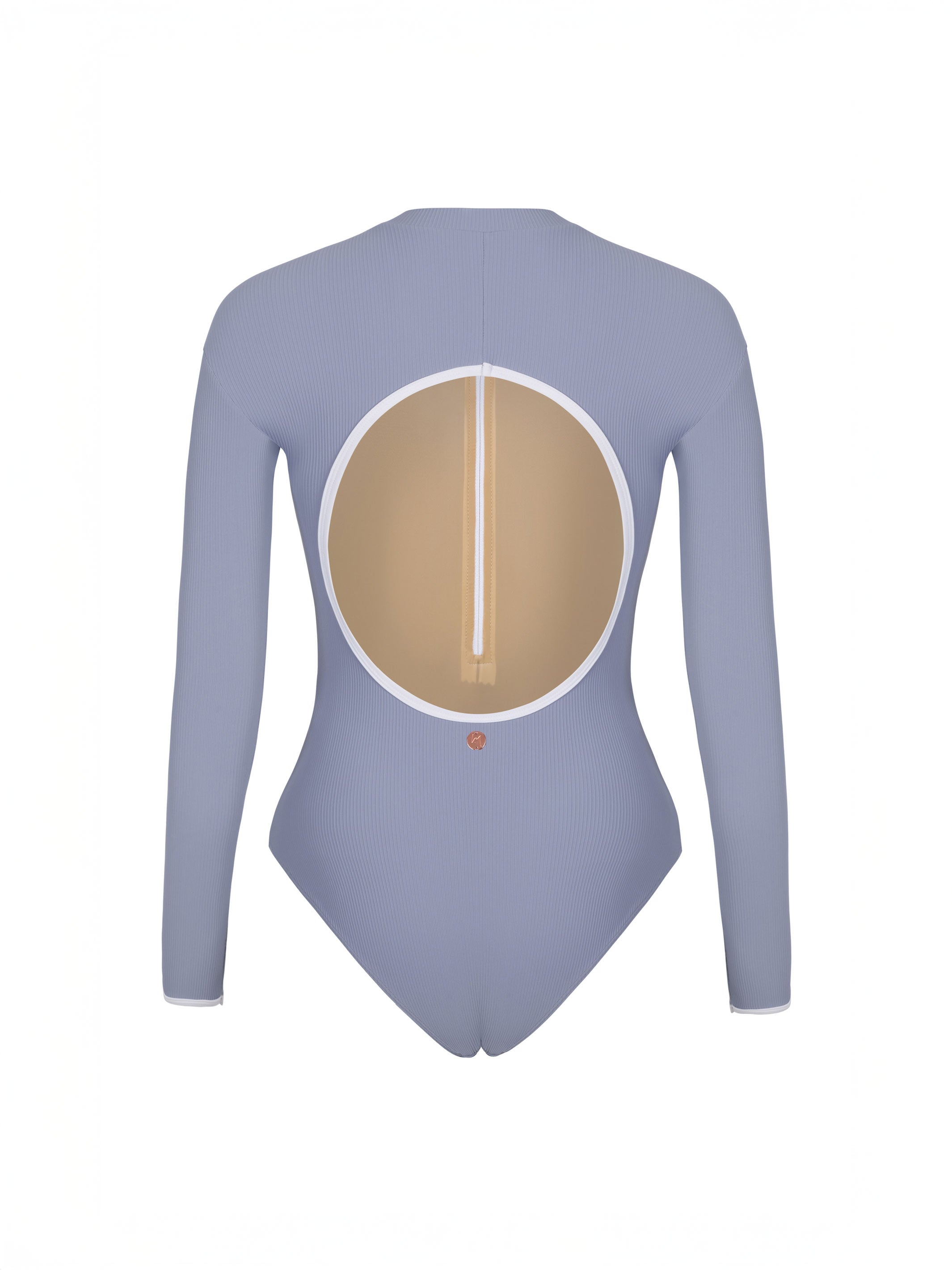 Aura Long Sleeve Misty Blue Leotard