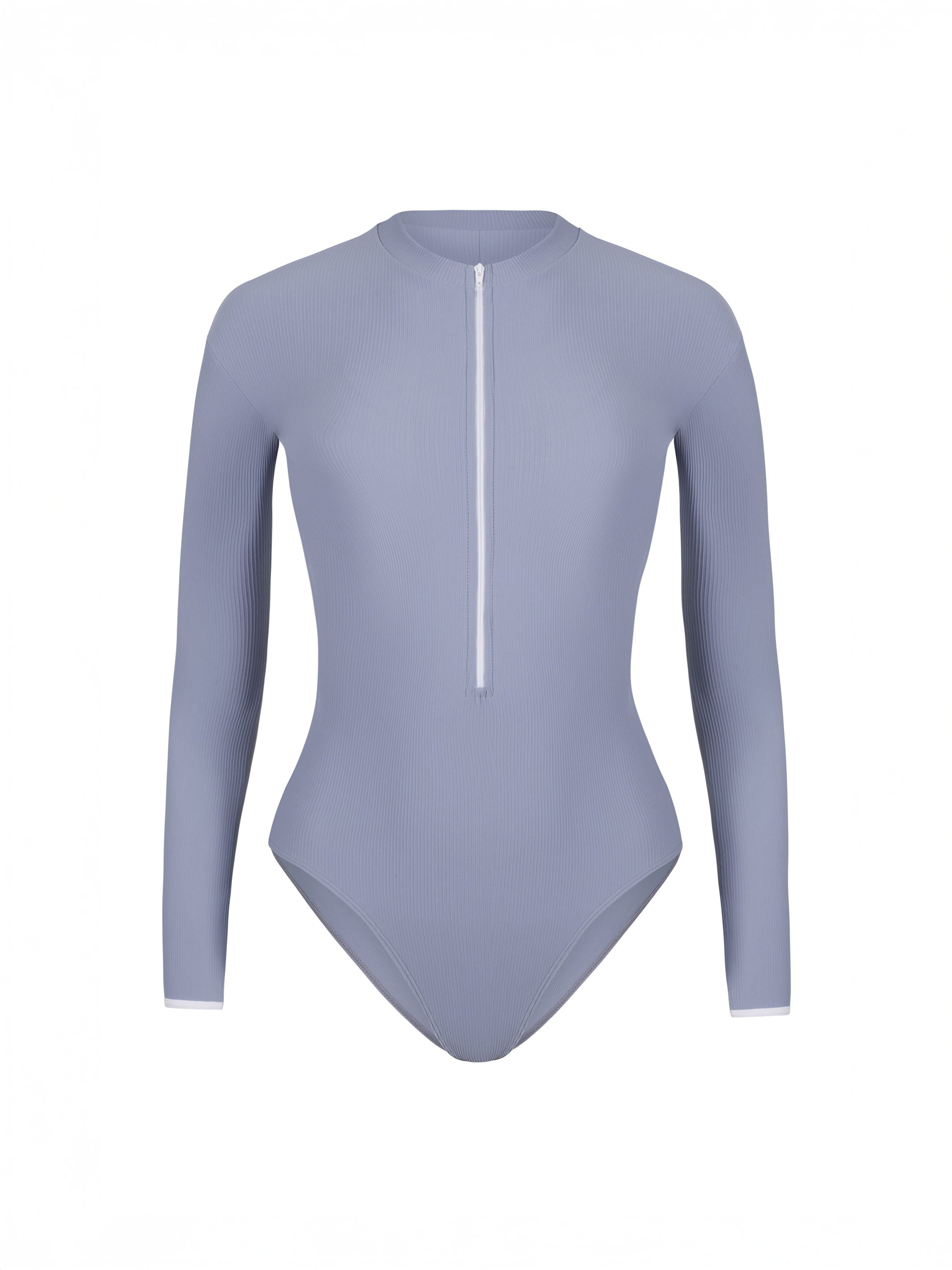 Aura Long Sleeve Misty Blue Leotard