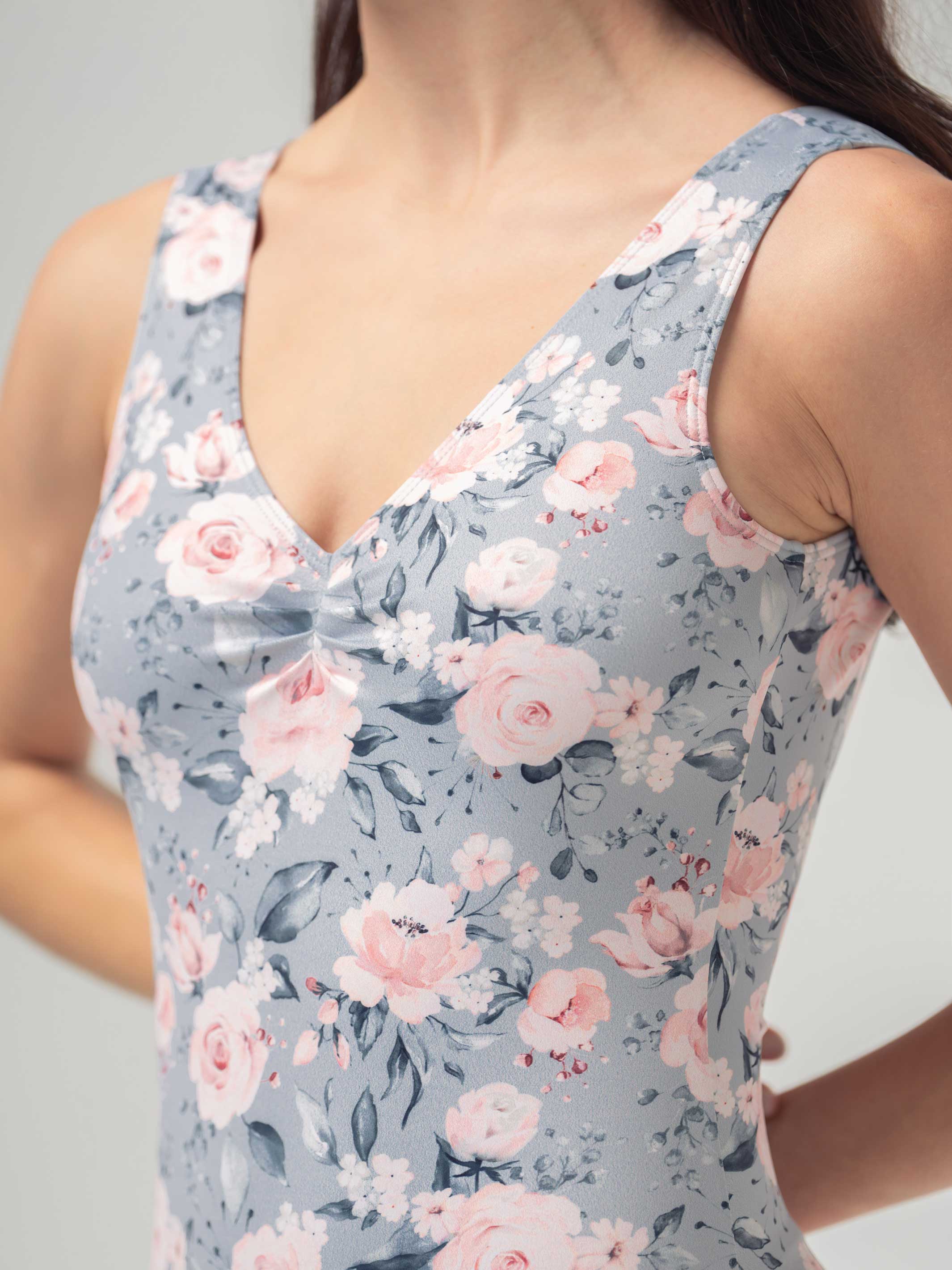 Diana Gray Rose Leotard