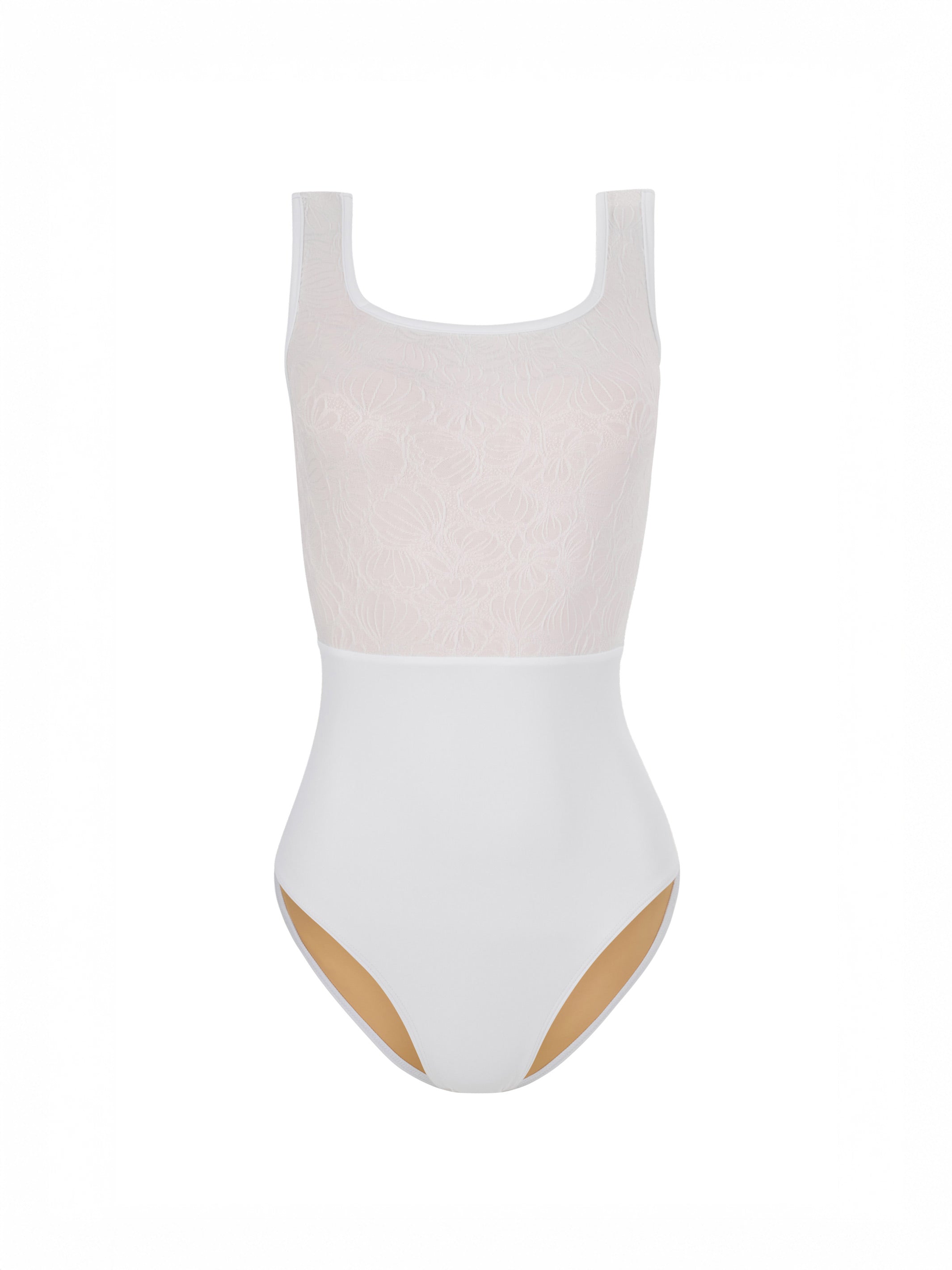 Flora Pearl White Leotard