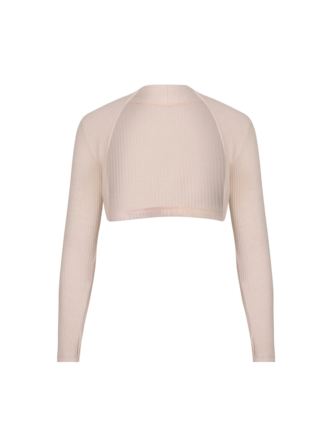 Soft Pink Knit Ballet Bolero
